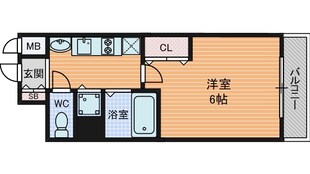 プレサンス中之島公園アティレの物件間取画像